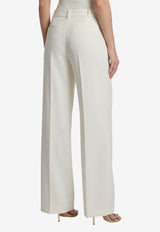 Federica Tosi Wide-Leg Cady Pants White 30804-313-02