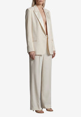 Federica Tosi Wide-Leg Cady Pants White 30804-313-02