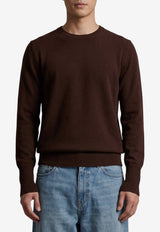 Ballantyne Cashmere Knit Sweater Brown B2P000-12K00-14677