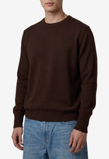 Ballantyne Cashmere Knit Sweater Brown B2P000-12K00-14677
