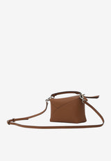 Loewe Mini Puzzle Edge Calf Leather Top Handle Bag Brown A510P88X49--2530