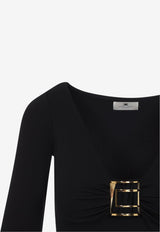 Long-Sleeved Fitted Top