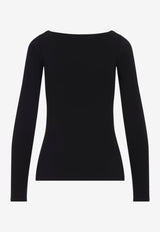 Long-Sleeved Fitted Top