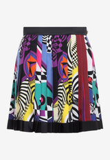 Teatro Foulard Print Skirt