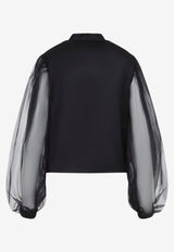 Embroidered Silk Shirt
