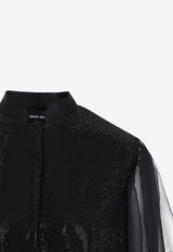 Embroidered Silk Shirt