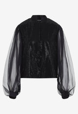 Embroidered Silk Shirt