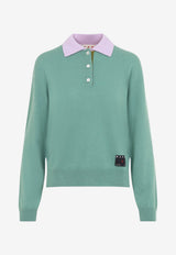 Cashmere Polo Sweater