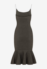 Maille Pina Fitted Midi Dress