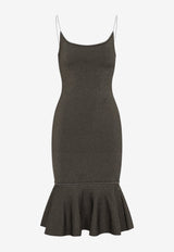 Maille Pina Fitted Midi Dress