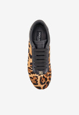 Dolce & Gabbana Leopard Print Sneakers Brown CK2485-A3S66-HK5JF
