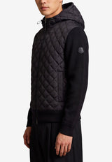 Moncler Zip-Up Quilted Jacket Black L20919B00026-M4281-999