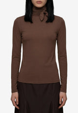 Lemaire Ballerina Scarf Top Brown TS0053-LJ1070-BR423