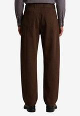 Lemaire Twisted Belted Pants Brown PA326-LD1077-BR512