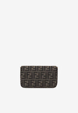 Fendi Tube FF Jacquard Chain Clutch Brown 8M0600B1JY/T_FENDI-F0VAT