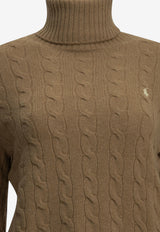 Polo Ralph Lauren Cable Knit Turtleneck Logo Sweater Camel 211888686006COLLECTION CAMEL_780d7776-68dc-4dc3-845e-16538c5466cd