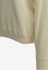Polo Ralph Lauren Polo Collar Logo Sweatshirt Ivory 211B17785002WARM WHITE_9b559681-d76f-4262-a5cd-ddd52539cd3c