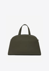 Tory Burch Medium Romy Bowling Bag in Pebbled Leather Green 179990325_b1888f4a-40f8-4495-ba2c-9ced065f0ead