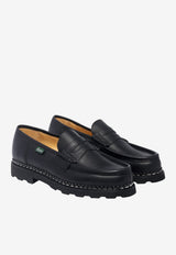 Paraboot Reims Leather Penny Loafers Black 099412REIMS MARCHENOIR-LIS NOIR_0e26f77f-1052-41a4-a749-eb969a4e4c44