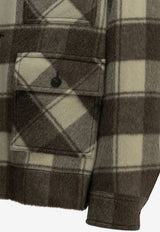 Golden Goose DB Roann Plaid Check Overshirt Brown GUP02860P00259483385_a0daeeff-20af-411b-800f-71676c2d9f6a