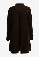 Polo Ralph Lauren Corduroy Mini Shirt Dress Brown 211B22153005DARK BROWN_a1749a17-8477-4be6-8efe-2572fdd67175