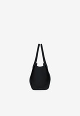 The Row Marlo 12 Hammered Leather Shoulder Bag Black W1802-L133-BAS