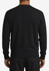 Lemaire Ribbed Twisted Cardigan Black PO0052-LK1063-BK999