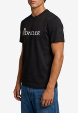 Moncler Mon Duck Printed T-shirt Black L20918C00033-89B8U-999