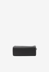 The Row 90s Leather Top Handle Bag Black W1281-L97-BLPL