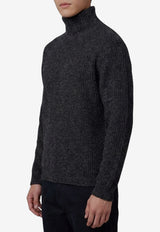 Lemaire Wool High-Neck Sweater Black PO0054-LK1029-MU213