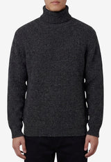 Lemaire Wool High-Neck Sweater Black PO0054-LK1029-MU213