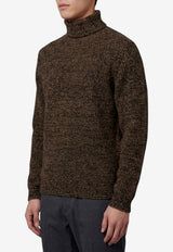 Lemaire Wool High-Neck Sweater Brown PO0054-LK1029-MU407