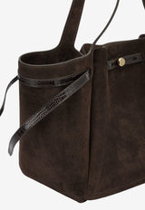 Tory Burch Romy Suede Tote Bag Dark Brown 186348200_6683ef47-45f3-4f91-a477-9b670338a2e5
