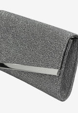 Jimmy Choo Emmie Glittered Clutch Silver EMMIEUBDANTRACITE/SILVER_260494b8-c5ff-42b4-bb39-3edec4ad252c