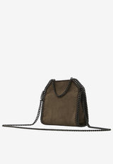 Stella McCartney Micro Falabella Faux Suede Shoulder Bag Brown 391698-WP0543-2822