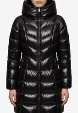 Moncler Marusse Lacquered Puffer Jacket Black L20931C00018-597Z8-999
