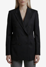 Tagliatore Jasmine Double-Breasted Buttoned Jacket Black JJASMINE10B-520038-N3084