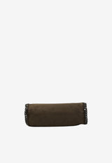 Stella McCartney Mini Falabella Faux Suede Tote Bag Brown 371223-WP0543-2822