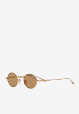 Chloé Logo-Engraved Round Sunglasses Pink CH0414S-001 44--215
