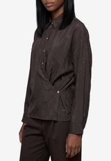 Lemaire Twisted Buttoned Shirt Black SH1141-LF1308-BR532