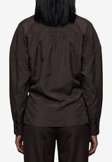Lemaire Twisted Buttoned Shirt Black SH1141-LF1308-BR532