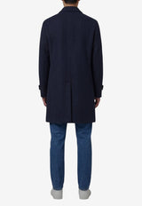 Lardini Single-Breasted Wool Coat Blue CN23223-CN65603-850NE