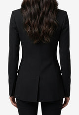 Dolce & Gabbana Double-Breasted Buttoned Jacket Black F27HDT-FUBCE-N0000