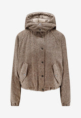 Brunello Cucinelli Mélange Wool Blend Jacket Brown MD0023657C002_Brown_70014782