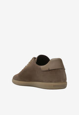 ZEGNA 232 Low-Top Suede Sneakers Brown S8218ZLHSOY/T_ZEGNA-COC