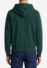 AMI PARIS Ami De Coeur Zip-Up Hoodie Green HSW765-730-A258