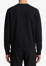 AMI PARIS Ami De Coeur Crewneck Sweatshirt Black HSW763-730-045