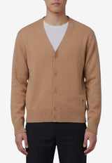 AMI PARIS Ami De Coeur Cardigan Beige HKC364-005-280