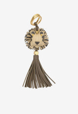 Gianni Chiarini Fringed Leather Leopard Keychain Beige PC LEO07CHARM14706-VAR.LIGHT GOLD_4a3368a1-ecca-488a-9e12-2c3f543b1b47