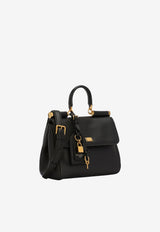 Dolce & Gabbana My Sicily Leather Handbag Black BB7781B732180999_Black_70013856